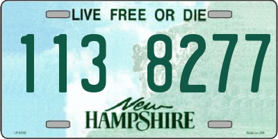 NH license plate 1138277
