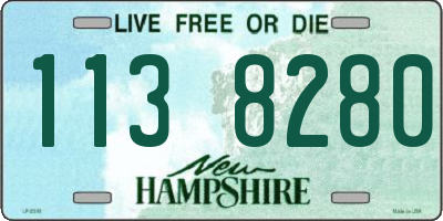 NH license plate 1138280