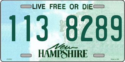 NH license plate 1138289