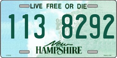 NH license plate 1138292