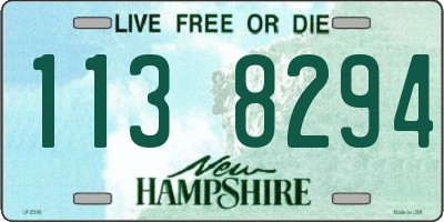 NH license plate 1138294