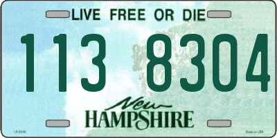 NH license plate 1138304