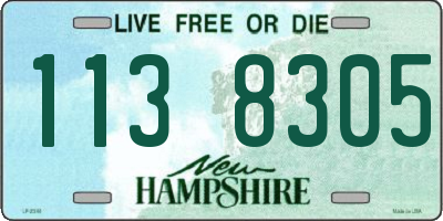 NH license plate 1138305
