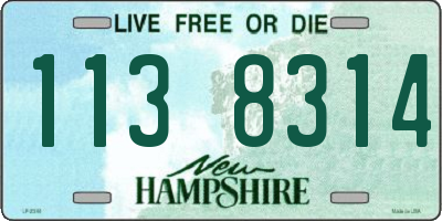 NH license plate 1138314