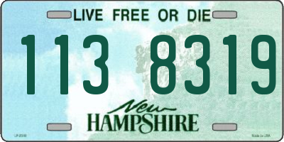NH license plate 1138319