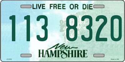 NH license plate 1138320