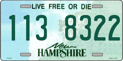 NH license plate 1138322