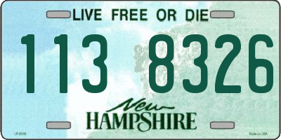 NH license plate 1138326