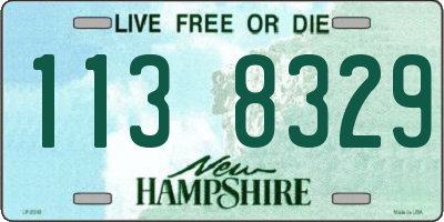 NH license plate 1138329