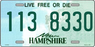 NH license plate 1138330