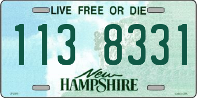 NH license plate 1138331