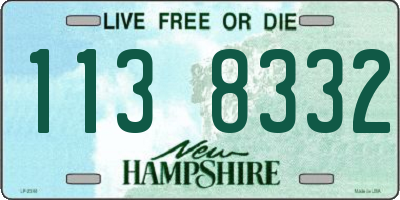 NH license plate 1138332