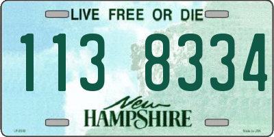 NH license plate 1138334