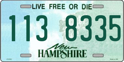 NH license plate 1138335