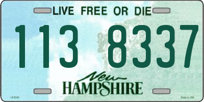 NH license plate 1138337
