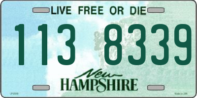 NH license plate 1138339