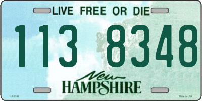 NH license plate 1138348