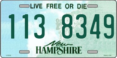 NH license plate 1138349