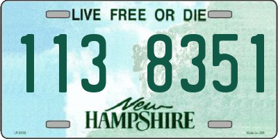 NH license plate 1138351