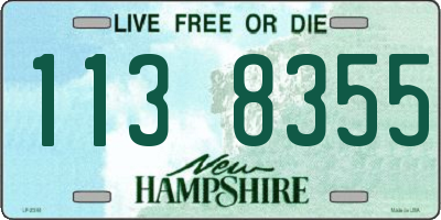 NH license plate 1138355
