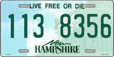 NH license plate 1138356