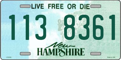 NH license plate 1138361