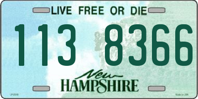 NH license plate 1138366