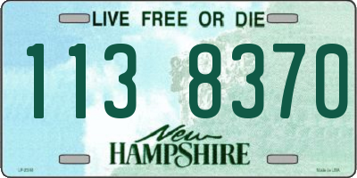 NH license plate 1138370