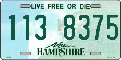 NH license plate 1138375