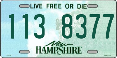 NH license plate 1138377