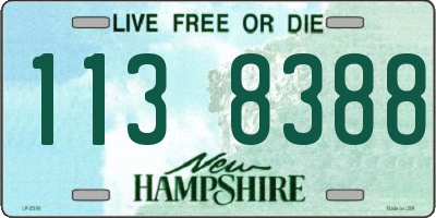 NH license plate 1138388