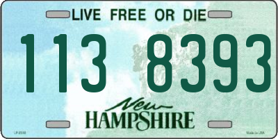 NH license plate 1138393