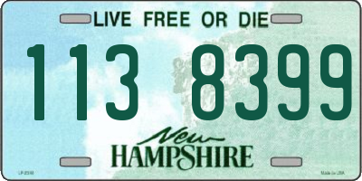 NH license plate 1138399