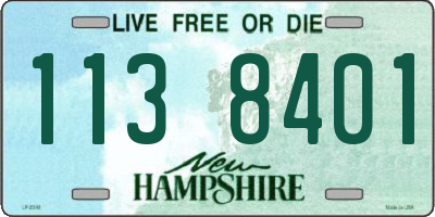 NH license plate 1138401