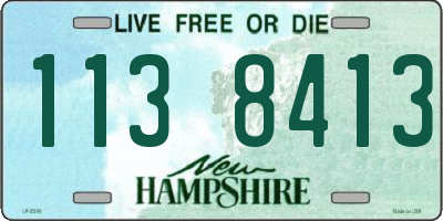 NH license plate 1138413