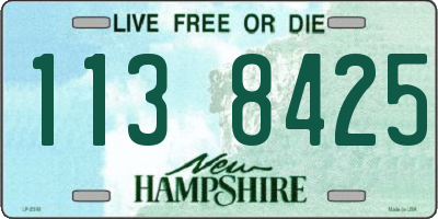 NH license plate 1138425