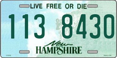 NH license plate 1138430