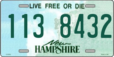 NH license plate 1138432