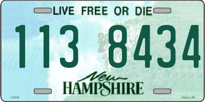 NH license plate 1138434