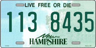 NH license plate 1138435