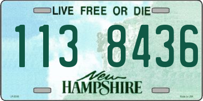 NH license plate 1138436