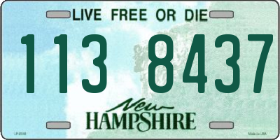 NH license plate 1138437