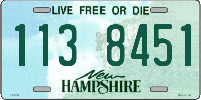 NH license plate 1138451