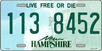 NH license plate 1138452