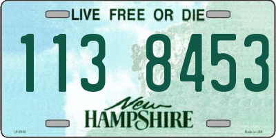 NH license plate 1138453