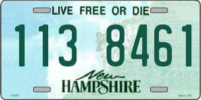 NH license plate 1138461