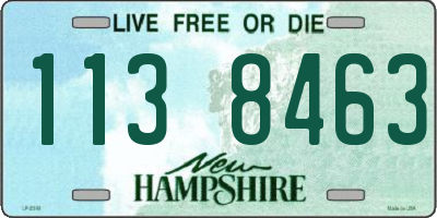 NH license plate 1138463