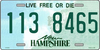 NH license plate 1138465