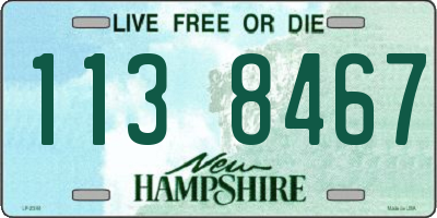 NH license plate 1138467