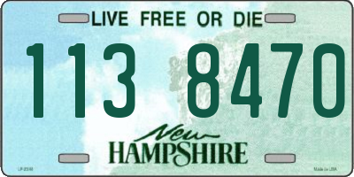 NH license plate 1138470
